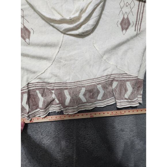 We The Free Multicolor Earth Tone Boho Style Relax Hoodie Size Read Measurements - Picture 6 of 10